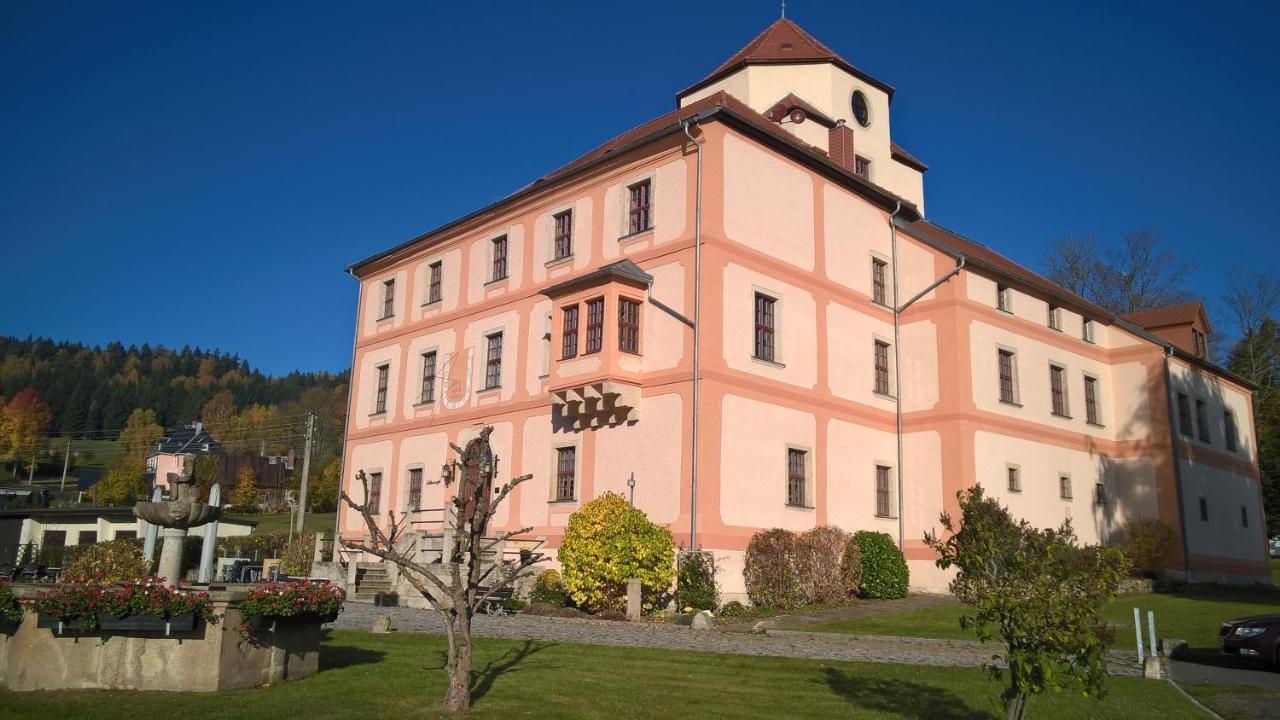Hotel Garni Schloss Schoenberg Bad Brambach Buitenkant foto